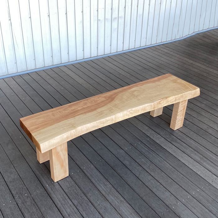 送料無料】 栃一枚板ベンチ 157.5cm 一枚板ベンチ ベンチチェア 無垢材ベンチ テーブル用ベンチ 玄関ベンチ