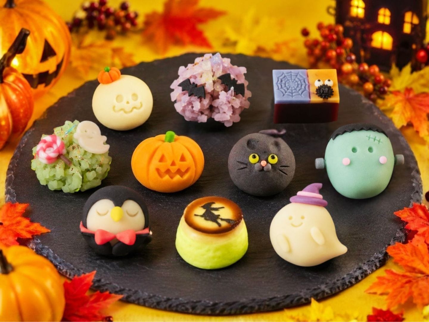 数量限定】ハロウィン上生菓子 10種セット｜練り切り・和菓子｜冷凍お