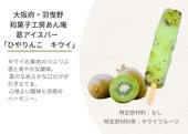 新食感！葛アイスバー「ひやりんこ　キウイ」単品　【冷凍】