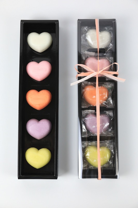 ハート最中・想ひいろいろ　5個入り　大阪/南河内セレクト