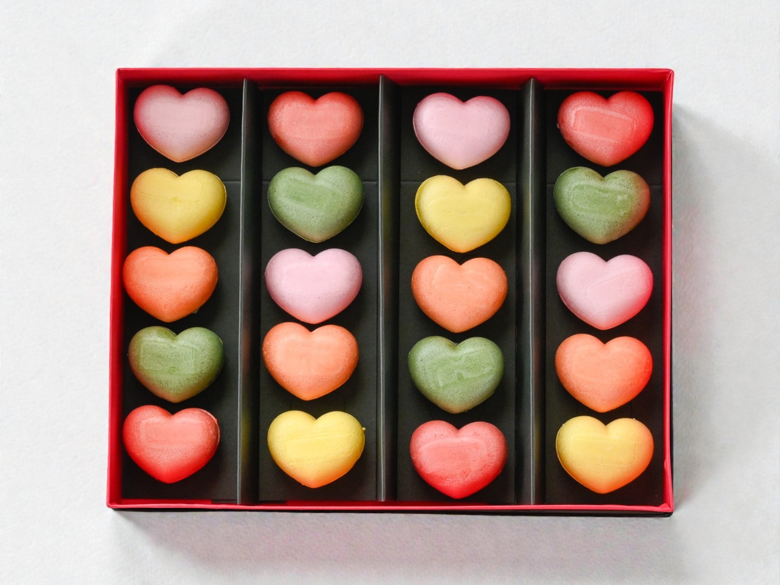 ハート最中・想ひいろいろ 20個入り