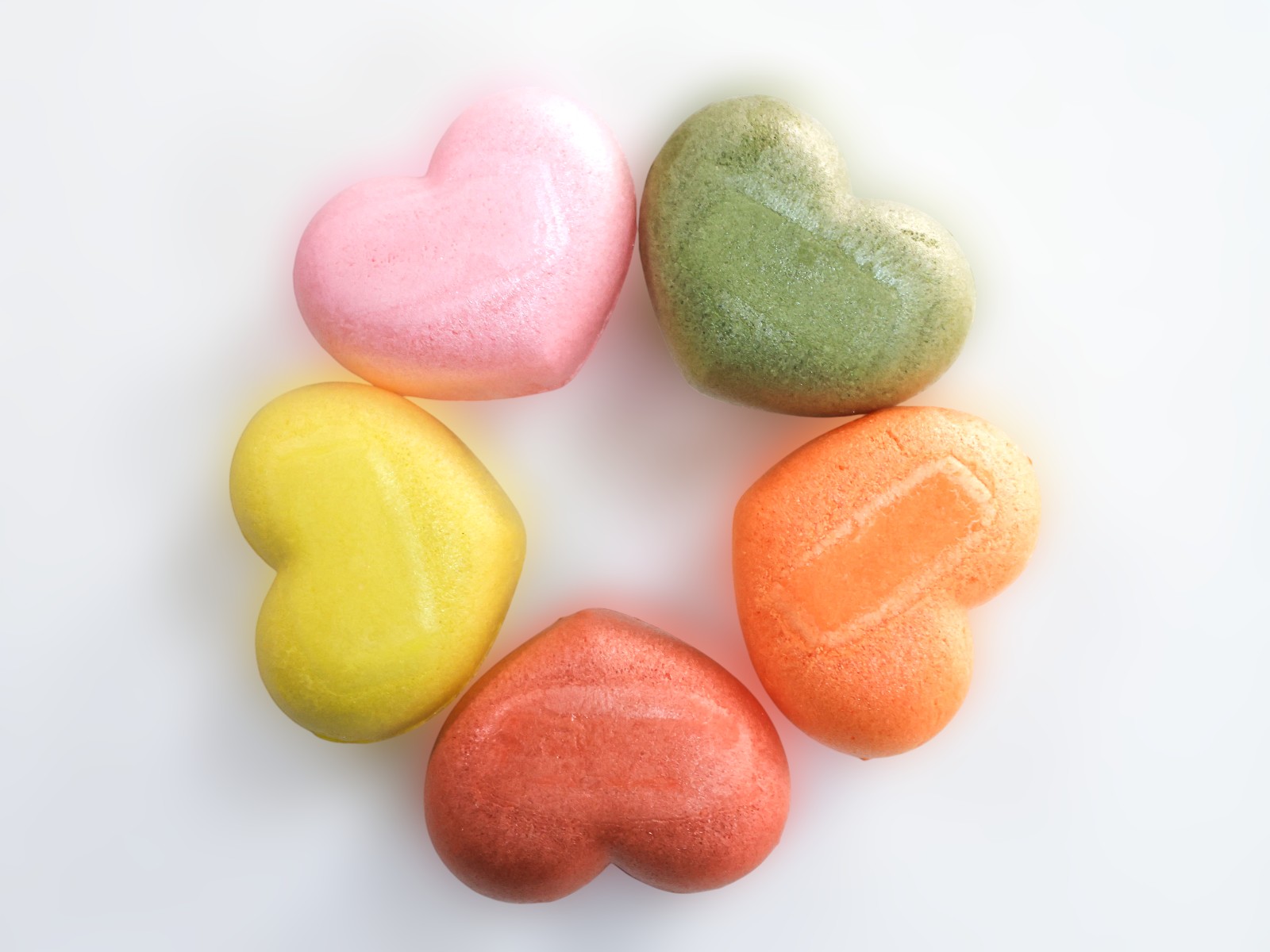 ハート最中・想ひいろいろ　10個入り