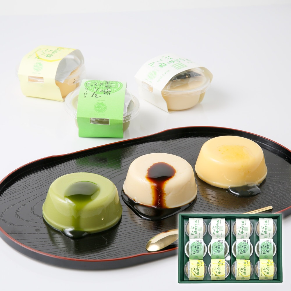 京のお豆腐ぷりん詰合せ　12個入