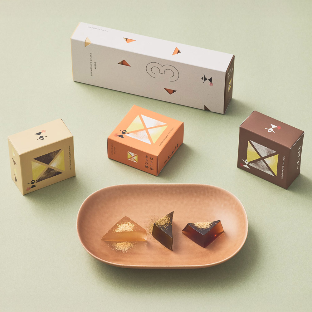 わらび餅3種詰合せ(和三盆・ほうじ茶・黒糖)