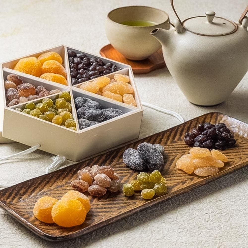 銀座鈴屋 華やぎ甘納豆｜栗甘納糖と5種の豆の詰合せ【お祝い・長寿