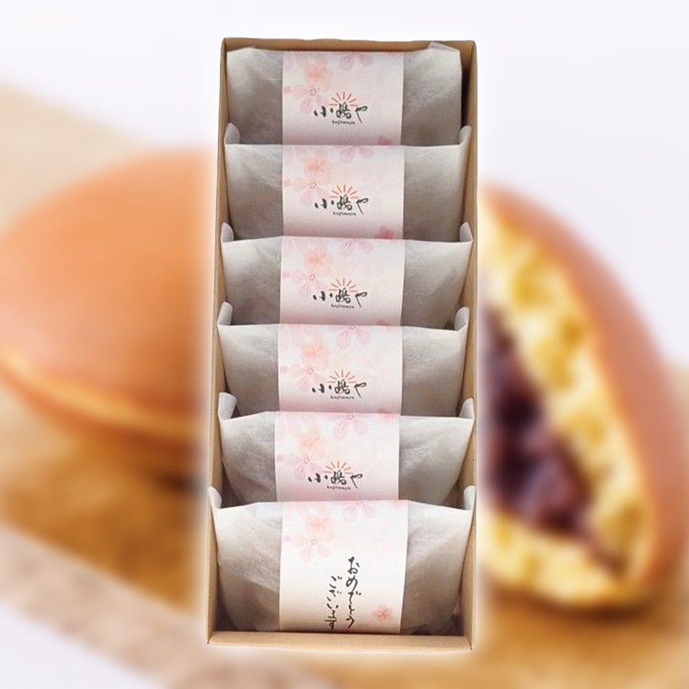 謹製どら焼6個入（選べるメッセージ付き）