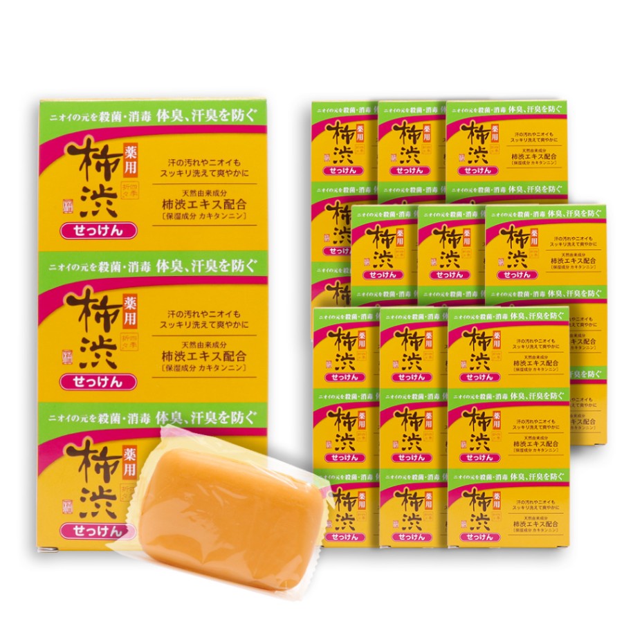 薬用 柿渋 石けん 100g 3個入り ×10箱セット 合計30個 保湿 医薬