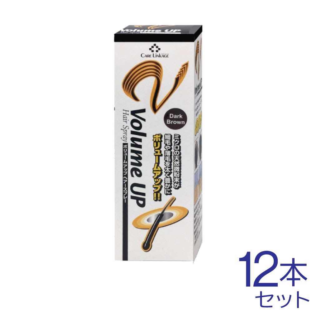 増毛スプレー ボリュームアップスプレー 200g 12本 ダーク