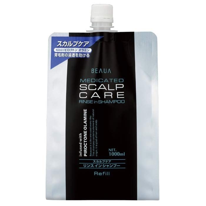 ビューア 薬用スカルプケア リンスインシャンプー 詰替 1000ml 2個 大