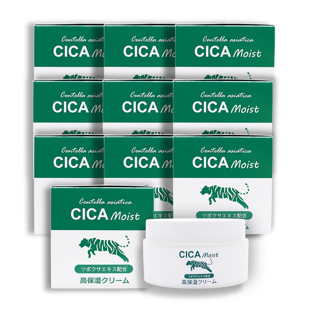 CICA Moist 高保湿クリーム 100g ×10個 モイスチャークリーム ツボクサ