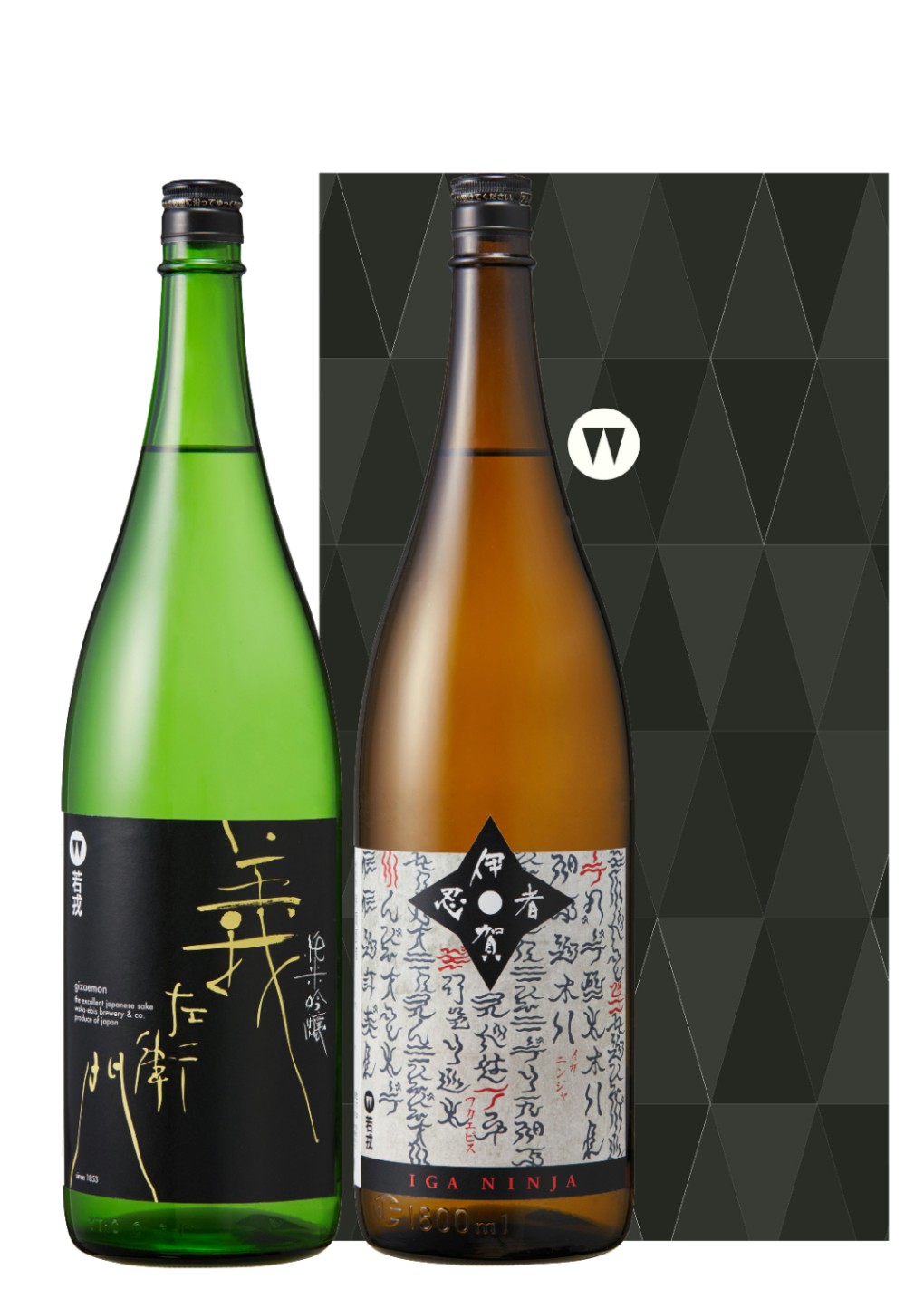 SO-04 純米吟醸 義左衛門・純米酒 伊賀忍者セット 1800ml×2 | ギフト