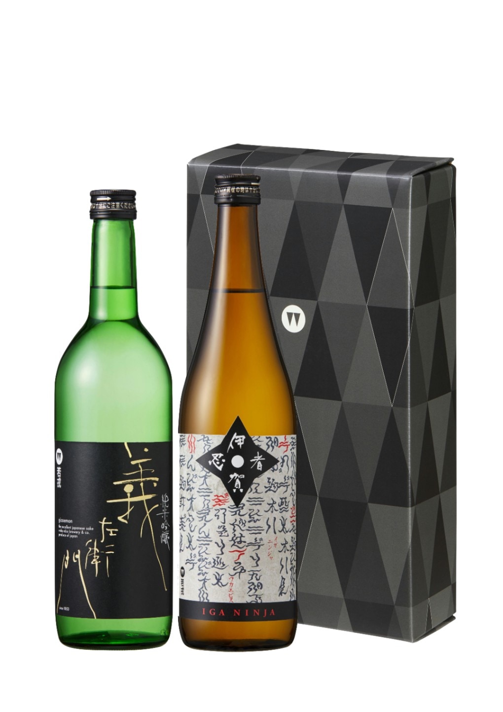 SH-04 純米吟醸 義左衛門・純米酒 伊賀忍者セット 720ml×2 | ギフト