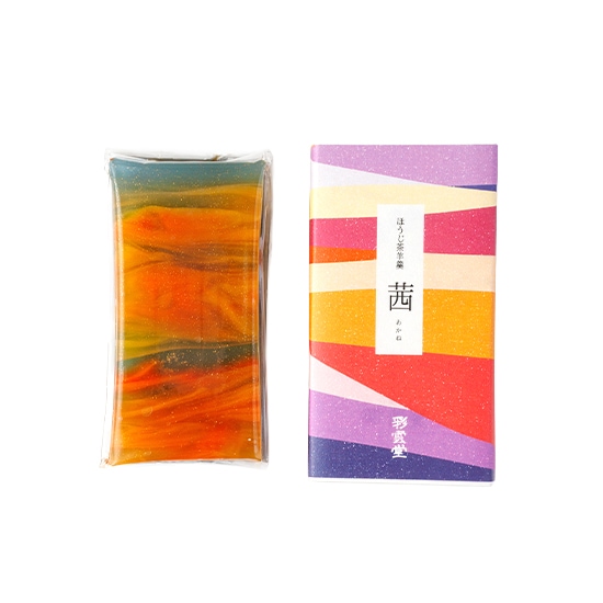 茜(半棹)[秋の和菓子]〈お届け期間〉9/4(金)～11月上旬