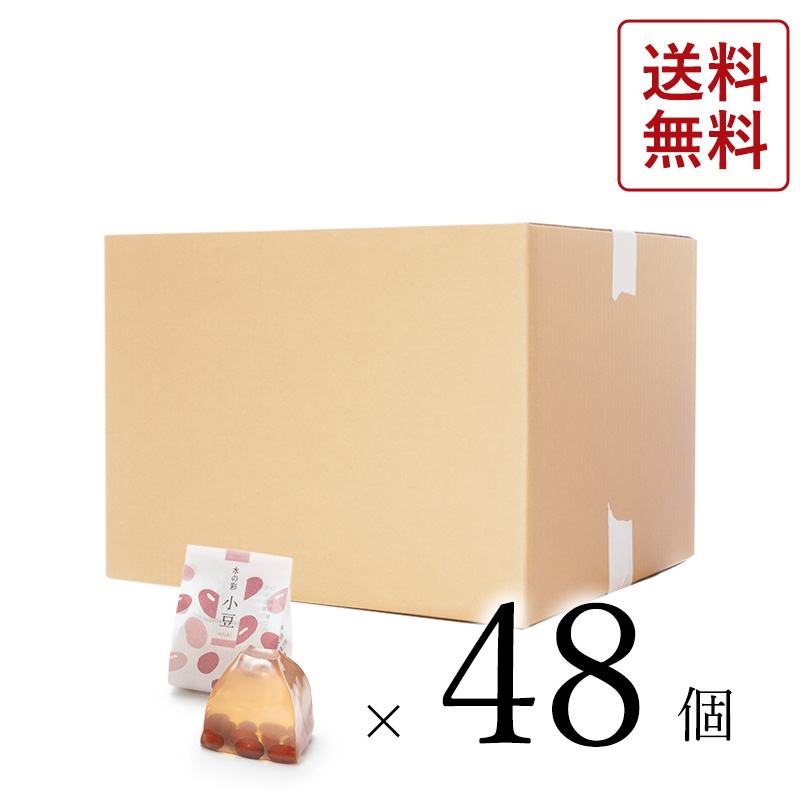 【大口注文】水の彩 小豆48個入(夏の和菓子)[お中元2026]