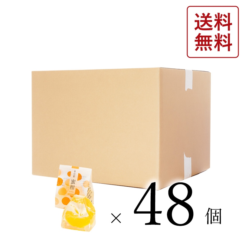 【大口注文】水の彩 蜜柑48個(夏の和菓子)[お中元2026]
