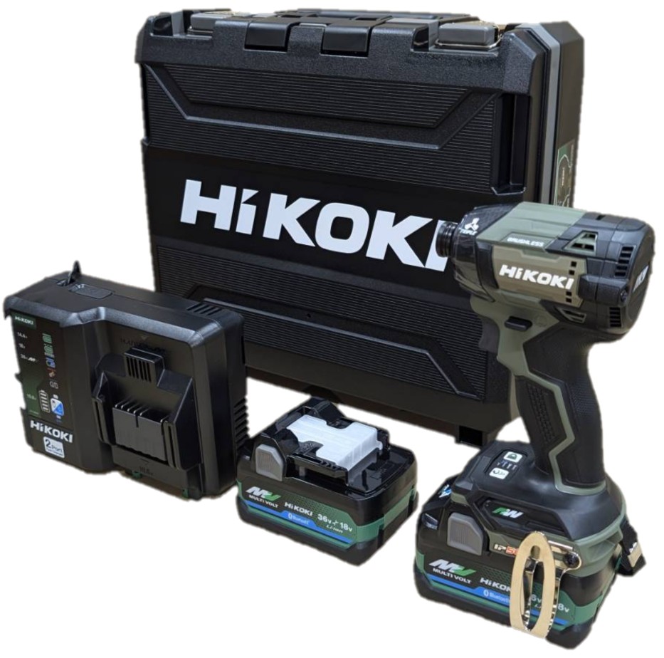 HIKOKI WH36DD 2XHGSZ コードレスインパクトドライバ 36V マルチボルト フォレストグリーン ハイコーキ 【フルセット】DIY 工具 日曜大工 穴あけ ※沖縄は別途送料が必要