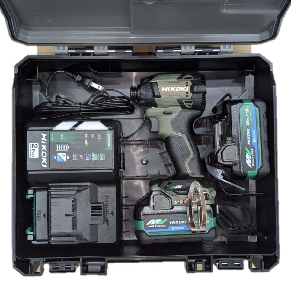 HIKOKI WH36DD 2XHGSZ コードレスインパクトドライバ 36V マルチボルト フォレストグリーン ハイコーキ 【フルセット】DIY 工具 日曜大工 穴あけ ※沖縄は別途送料が必要
