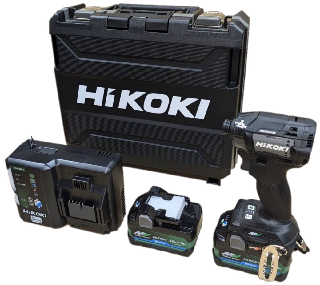 HIKOKI WH36DD 2XHBSZ コードレスインパクトドライバ 36V マルチボルト ストロングブラック ハイコーキ 【フルセット】DIY 工具 日曜大工 穴あけ ※沖縄は別途送料が必要