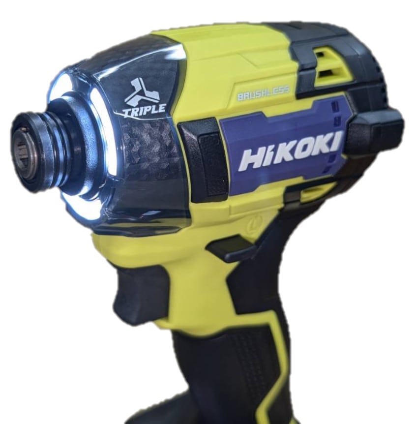 HiKOKI ハイコーキ マルチボルト36V コードレスインパクトドライバ スパイダーイエロー ケース・充電器・新型Bluetoothバッテリ2個セット WH36DD(2XHYSZ) 未使用品 【工具専門店 テイクハンズ金沢野々市店】 HIKOKI WH36DD 2XHYSZ コードレスインパクトドライバ 36V マルチボルト