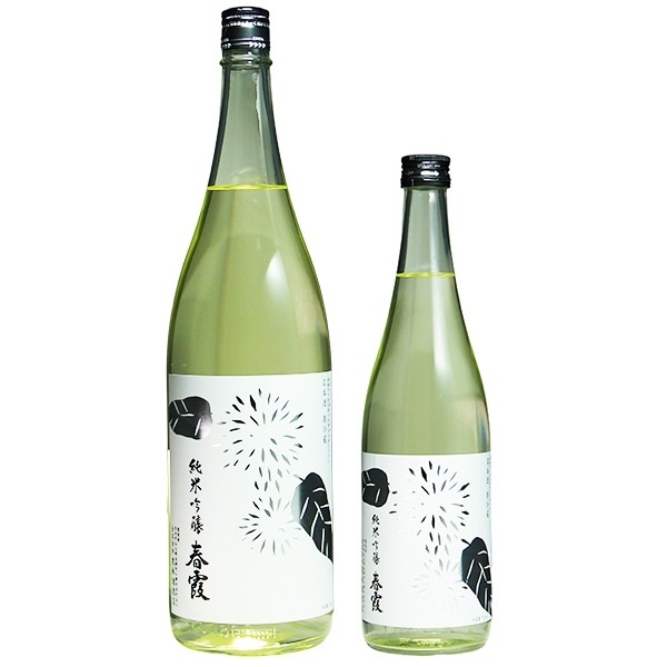 春霞 (はるかすみ) 栗ラベル・白 酒こまち生 純米吟醸 1800ml / 720ml