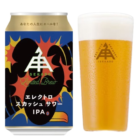 伊勢角屋麦酒 (いぜかどやびーる) エレクトロスカッシュサワーIPA