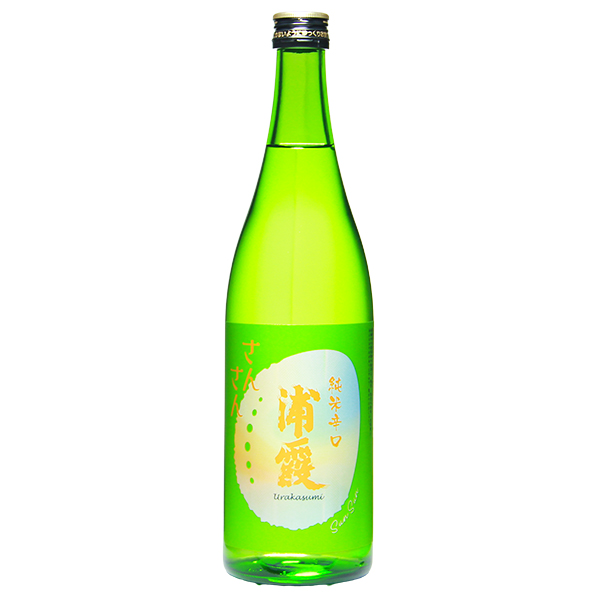 浦霞 (うらかすみ) 純米辛口 さんさん 1800ml / 720ml [季節限定