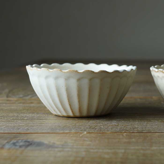 益子焼 スープボウル（ナミナミ） kinari 益子焼 フリーカップ 鉢 小鉢