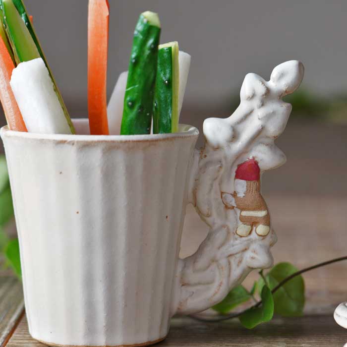 益子焼 ジャックと豆の木のマグ 【kinari】童話シリーズ マグカップ