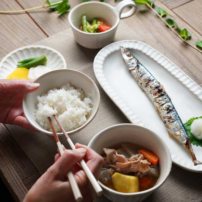わかさま陶芸 kinariシリーズ 益子焼 食器セット 益子焼 秋の味覚を楽しむ食器セット【kinari】 ランチョンマット