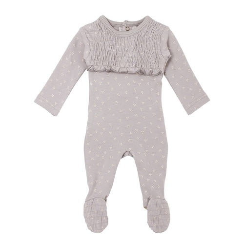【Outlet】Smocked Footie【全3色】