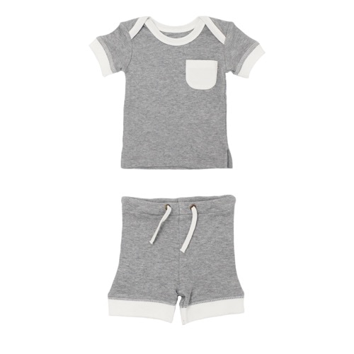 Heather T-Shirts＆Shorts Set【全4色】