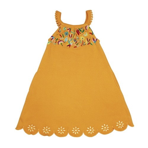 Kids Embroidered Twirl Dress【全3色】
