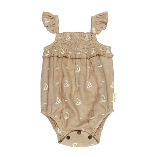 Muslin Sleeveless Bodysuit【全2種類】