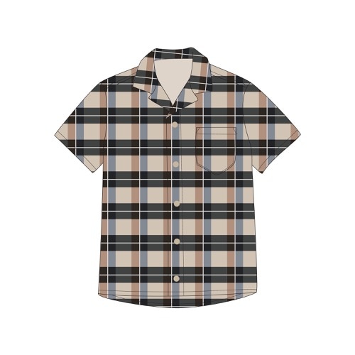 Men's Muslin Button-Up S/Sleeve【全3種類】