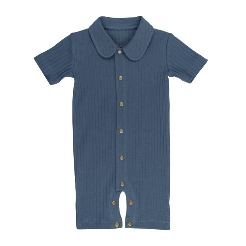 Ribbed S/Sleeve Coverall【全3色】