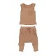 Ribbed tank&Jogger Set【全5色】