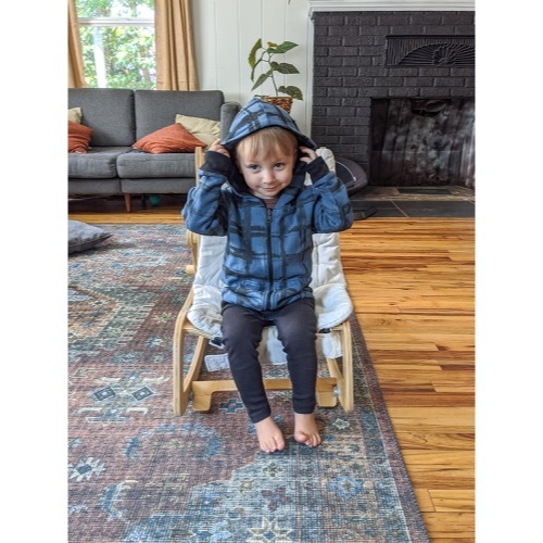 Kids Reversible Zipper Hoodie【全6色】