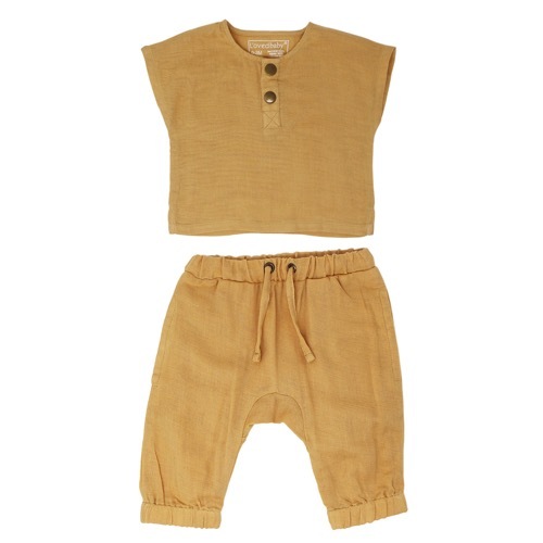 Muslin Tee＆Pants Set【全8色】