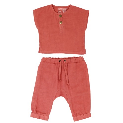 Muslin Tee＆Pants Set【全8色】