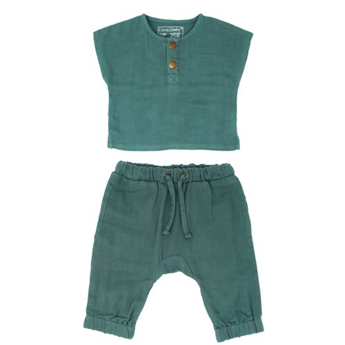 Muslin Tee＆Pants Set【全8色】
