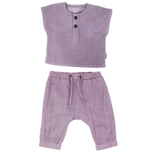 Muslin Tee＆Pants Set【全8色】