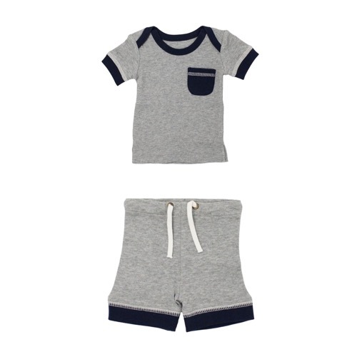 Heather T-Shirts＆Shorts Set【全4色】