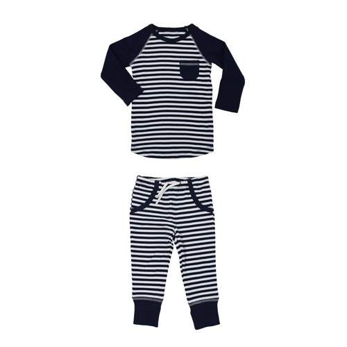 Kids Stripe Shirts＆Pants Set【全5色】