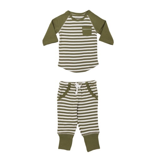 Kids Stripe Shirts＆Pants Set【全5色】