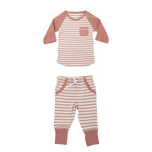 Kids Stripe Shirts＆Pants Set【全5色】