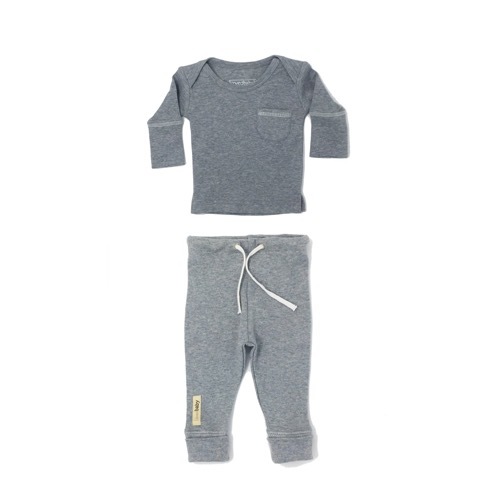 Heather Shirts&Pants Set【全5色】｜オーガニックベビー服の
