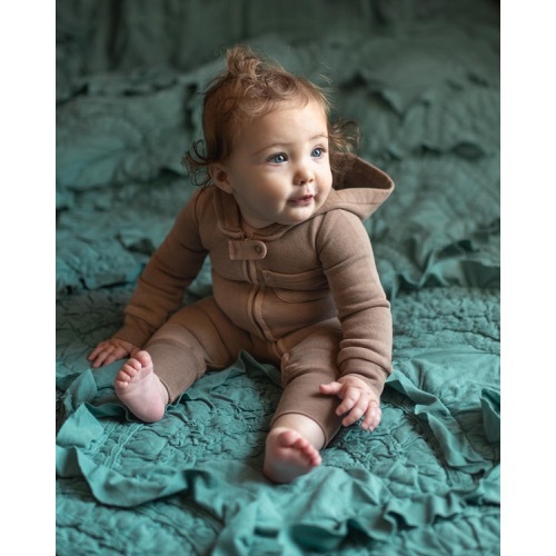 Cozy Zipper Romper【全5色】