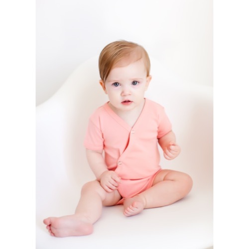 S/Sleeve Kimono Bodysuit【全10色】