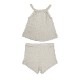 Pointelle Halter Tank＆Shorts Set【全2色】