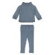 Pique Mock-Neck Sweater&Pant Set【全4色】